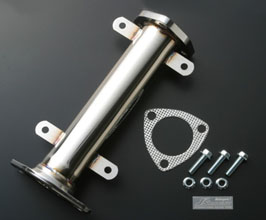 Js Racing Straight Circuit Cat Bypass Pipe (Stainless) for Acura Integra Type-R DC2