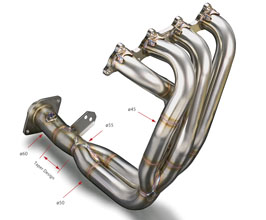TODA RACING Exhaust Manifold V2 - 4-2-1 (Stainless) for Acura Integra Type-R DC2