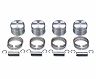 TODA RACING Forged Pistons Kit - High Compression