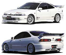 C-West Aero Half Spoiler Kit (PFRP) for Acura Integra Type-R JDM Coupe DC2