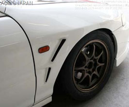 Js Racing Front 15mm Wide Fenders (FRP) for Acura Integra Type-R DC2