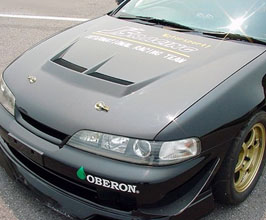 Js Racing TYPE-S Aero Front Hood Bonnet with Vents for Acura Integra Type-R DC2