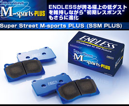 Endless SSM Plus Super Street M-Sports Low Dust and Noise Brake Pads - Front & Rear for Acura Integra Type-R DC2