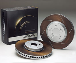 DIXCEL FS Type Heat-Treated High-Carbon Slotted Disc Rotors - Rear for Acura Integra Type-R DC2