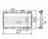 KOYORAD V 36mm Core Racing Radiator (Aluminum)