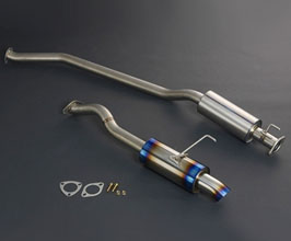 Js Racing SUS Plus Exhaust System with Ti Tip - 60RS (Stainless) for Acura Integra Type-R DC5