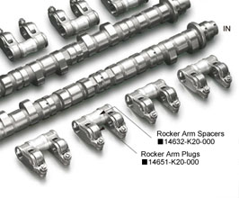 TODA RACING VTEC Killer Rocker Arm Plugs and Spacers for Acura Integra Type-R DC5