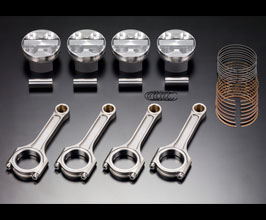 TODA RACING Forged Pistons and I-Beam Connecting Rods Kit - High Compression for Acura Integra Type-R DC5