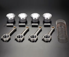 TODA RACING Forged Pistons and I-Beam Connecting Rods Kit - Low Compression for Acura Integra Type-R DC5