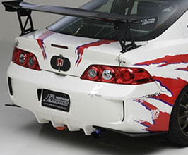 Js Racing TYPE-S Aero Rear Bumper and Rear Side Under Spoilers for Acura RSX DC5