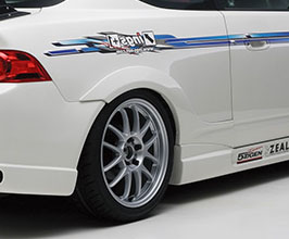 INGS1 N-SPEC Rear Wide Over Fenders (FRP) for Acura Integra Type-R DC5