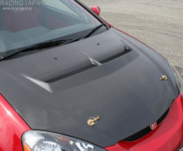Js Racing TYPE-S Aero Hood Bonnet with Vents for Acura Integra Type-R DC5
