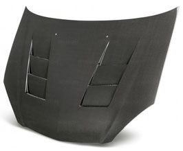 Seibon TS Style Front Hood Bonnet with Vents (Carbon Fiber) for Acura Integra Type-R DC5