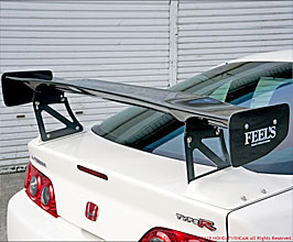 FEELS 3D Rear GT Wing with Dedicated Bracket - 1530mm (Carbon Fiber) for Acura RSX DC5