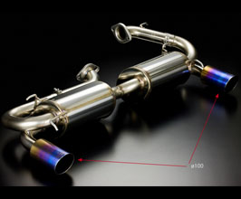 TODA RACING High Power Muffler Exhaust System - Type II (Stainless) for Acura NSX NA