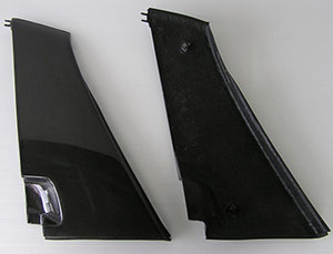 RF Yamamoto B-Pillar Covers (Carbon Fiber) for Acura NSX NA