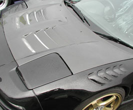 Border Racing Front Hood Bonnet with Air Vents - GT Spec (FRP) for Acura NSX NA1-S