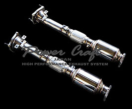 Power Craft Racing Straight Cat Bypass Pipes (Stainless) for Acura NSX NC1