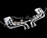 Power Craft Hybrid Exhaust Muffler System with Valves (Stainless) for Acura NSX NC1