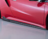 AIMGAIN Sport Side Under Spoilers with Fins (Dry Carbon Fiber)