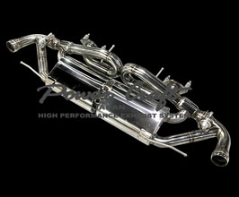 Power Craft Hybrid Exhaust Muffler System with Valves (Stainless) for Aston Martin Vantage 1