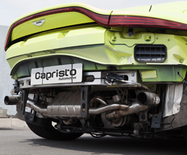 Capristo Valved Muffler Exhaust System with Carbon Tips (Stainless) for Aston Martin Vantage