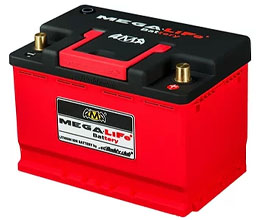 MEGA Life Lithium Ion Vehicle Battery - MV-072 for Audi A5 2.0L TFSI