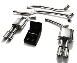 ARMYTRIX Valvetronic Exhaust System with Front and Mid Pipes (Stainless) for Audi A5 B8