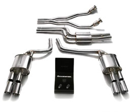 ARMYTRIX Valvetronic Exhaust System with Front and Mid Pipes (Stainless) for Audi A5 B8