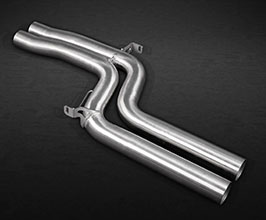 Capristo Middle Silencer Bypass Pipes (Stainless) for Audi A5 B8