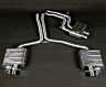 Capristo Valved Exhaust with Middle Silencer Pipes (Stainless) for Audi RS5