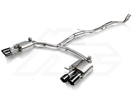 Fi Exhaust Valvetronic Exhaust System with Front and Mid Y-Pipe (Stainless) for Audi A5 B8