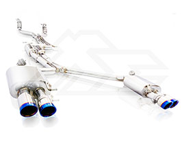 Fi Exhaust Valvetronic Exhaust System with Front and Mid X-Pipe (Stainless) for Audi A5 B8