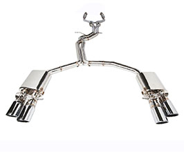 iPE Exhaust Valvetronic Exhaust System with Front and X-Pipes (Stainless) for Audi A5 B8