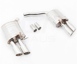 Meisterschaft by GTHAUS HP High Performance Touring Exhaust System with Quad Tips (Stainless) for Audi A5 B8