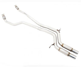 Meisterschaft by GTHAUS Mid Pipes with Resonator Delete (Stainless) for Audi A5 B8