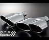 WALD DTM Sports TWIN240x2 Muffler Cutter Exhaust Tips (Stainless)