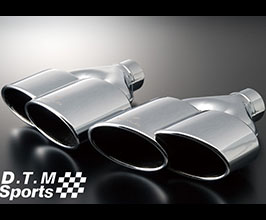 WALD DTM Sports TWIN240x2 Muffler Cutter Exhaust Tips (Stainless) for Audi A5 B8