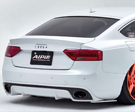 NEWING Alpil Rear Diffuser with Muffler Cutter (FRP) for Audi A5 B8