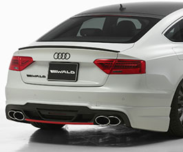 WALD Sports Line Rear Skirt Half Spoiler (FRP) for Audi A5 B8