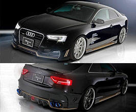 ROWEN Premium Edition Half Spoiler Body Kit for Audi A5 B8