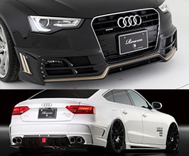 ROWEN Premium Edition Half Spoiler Body Kit (FRP) for Audi A5 B8