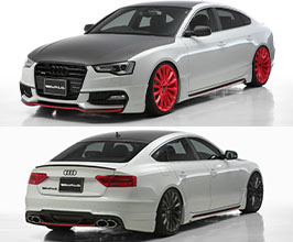 WALD Sports Line Half Spoiler Body Kit (FRP) for Audi A5 Sportback S Line