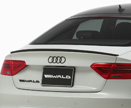 WALD Sports Line Rear Trunk Spoiler (FRP) for Audi A5 B8