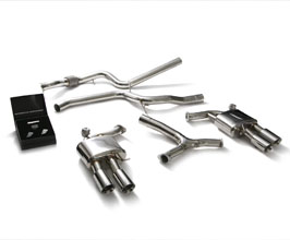 ARMYTRIX Valvetronic Exhaust System with Front and Mid Pipes (Stainless) for Audi A5 B9