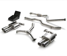 ARMYTRIX Valvetronic Exhaust System with Front and Mid Pipes (Stainless) for Audi A5 B9