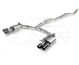 Fi Exhaust Valvetronic Exhaust System with Front and Mid Y-Pipe - Quad (Stainless) for Audi A5 B9