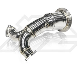 Fi Exhaust Racing Downpipe - 100 Cell (Stainless) for Audi S5