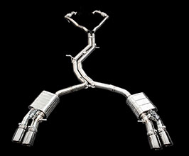 iPE Valvetronic Exhaust System with Front and Mid Pipes (Stainless) for Audi A5 B9