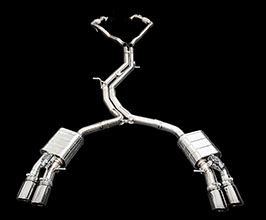 iPE Valvetronic Exhaust System with Front and Mid Pipes (Stainless) for Audi S5